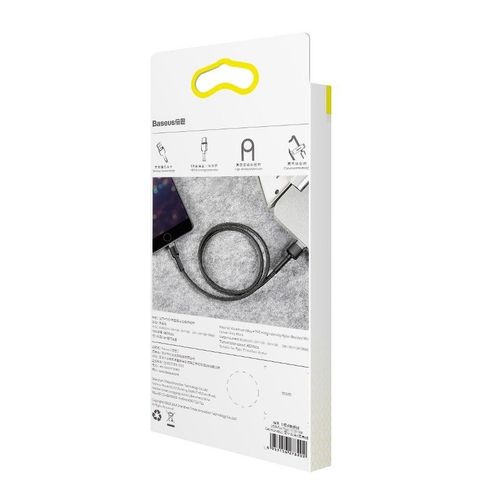kabel lightning usb baseus cafule 1,5a 2m (szaro-czarny) na Arena.pl