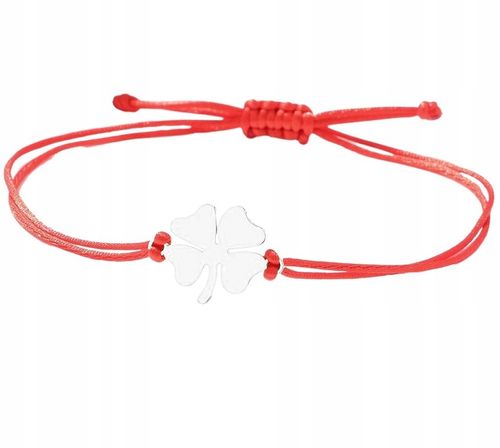 Srebrna Bransoletka Stal Chirurgiczna Rzemyk Posrebrzana 18K na Arena.pl