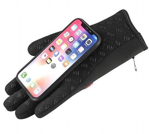 Rękawiczki termiczne ocieplane termoaktywne zimowe czarne damskie na Arena.pl