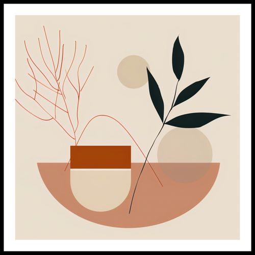 Plakat 90x90cm Botaniczna Przymiarka na Arena.pl