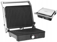 Mocny Duży Grill/Opiekacz Do Panini/Tortilli 2000W Aigostar Stal