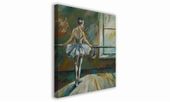 OBRAZ NA PŁÓTNIE 004 Baletnica 40x40cm