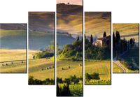 105CM 150CM OBRAZ 5 ELEM GOSPODARSTWO TOSKANII DRUK