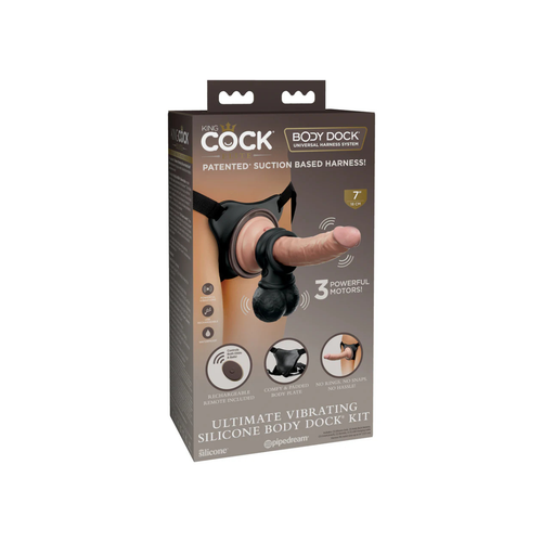 zestaw king cock ultimate vibrating body dock kit pipedream na Arena.pl