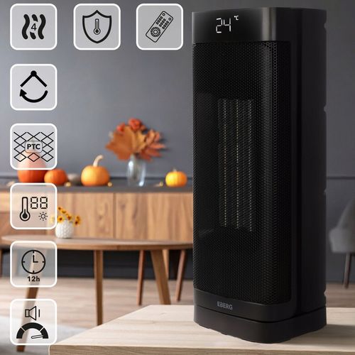 Termowentylator Farelka EBERG NOX Grzejnik elektryczny kolumnowy 2000W na Arena.pl