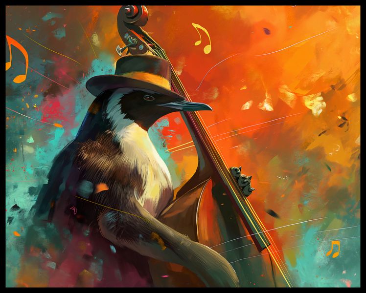 Plakat 76x60,5cm Pingwinia Nuta zdjęcie 2