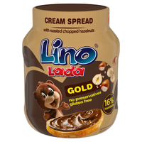 Lino Lada Gold Orzechowy krem z kawałkami prażonych orzechów laskowych 350g