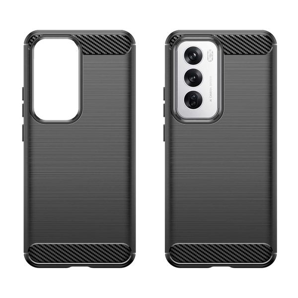 Spacecase Carbon Oppo Reno 12 5G Black zdjęcie 3