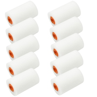 10x WAŁEK MALARSKI DO MALOWANIA FOAM RUBER GĄBKOWY 5 cm ZAPAS