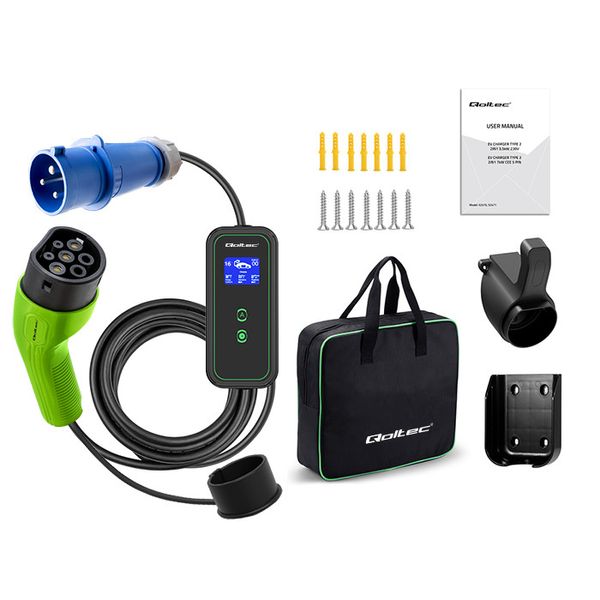 Przenośna ładowarka do samochodu elektrycznego EV 2w1 Typ2 7kW Wi-fi LCD zdjęcie 7