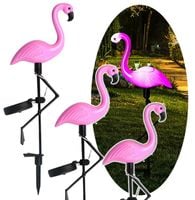 LAMPA SOLARNA OGRODOWA FLAMING x3 ZESTAW LAMPKI