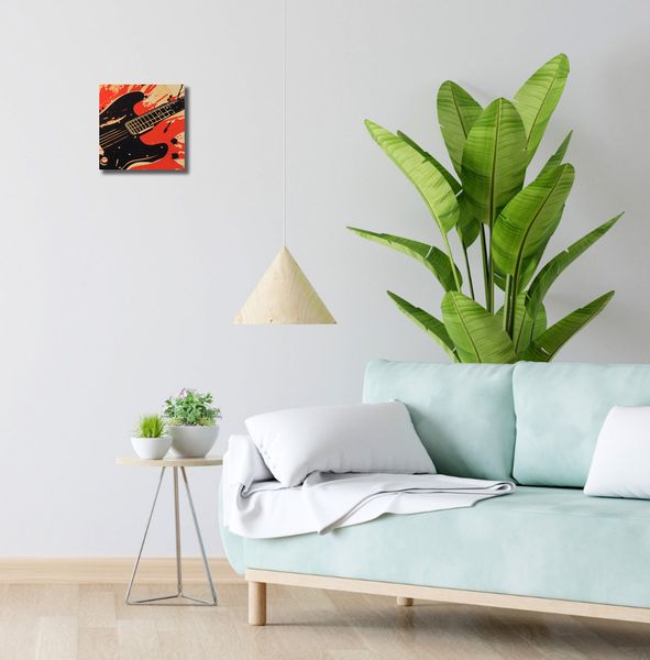 Obraz 20x20cm Gitara Elektryczna zdjęcie 2