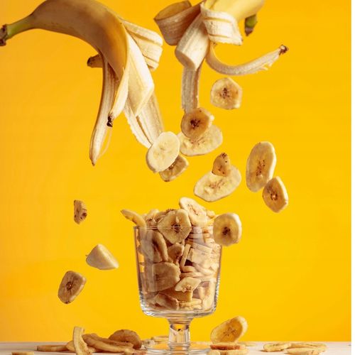 Chipsy bananowe bez cukru niesłodzone 2kg Zdrowa przekąska suszony banan na Arena.pl