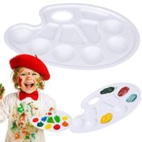 Paletka paleta malarska szkolna do mieszania farb do malowania farbami