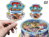 TOPPER NA TORT ozdoba dekoracja urodziny torcik PSI PATROL PAW MARSHALL