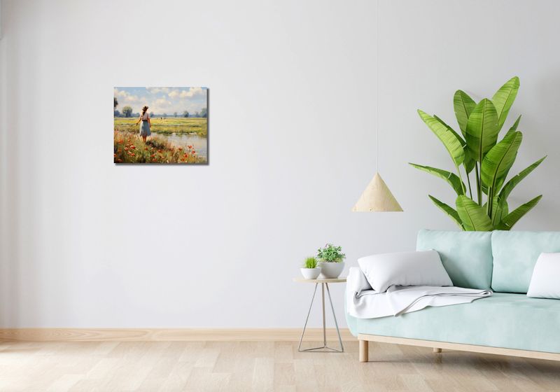 Obraz 50x40cm Wiejski Spokój zdjęcie 2