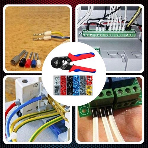 ZACISKARKA DO KONEKTORÓW + 1200 TULEJEK DO TULEJEK PRASA PRASKA SZCZYPCE na Arena.pl