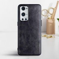Etui AIORIA Vintage LEATHER do OnePlus 9 Pro czarny