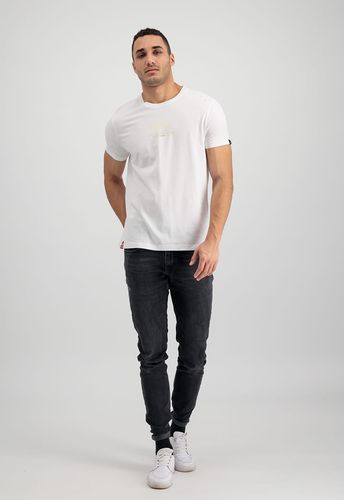Alpha Industries T-shirt Basic ML Foil Print XXL, biały na Arena.pl