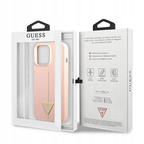 Etui do iPhone 13 Pro Max Różowy Hardcase Silicone na Arena.pl