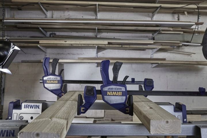 IRWIN Ścisk stolarski jednoręczny 450 mm Quick-Grip zdjęcie 5