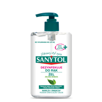 żel do dezynfekcji rąk sanytol zielona herbata 250 ml