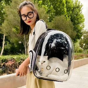 TRANSPORTER PLECAK TORBA PRZEZROCZYSTA DLA KOTA PSA ZWIERZĄT na Arena.pl