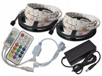 ZESTAW Taśma Listwa LED RGB 10m + WiFi IOS ANDROID