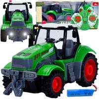 TRAKTOR ZDALNIE STEROWANY PILOT RC NA BATERIE SERIA ROLNICZA CIĄGNIK +AKU