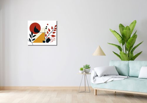 Obraz 60x50cm Ogień i Flora na Arena.pl