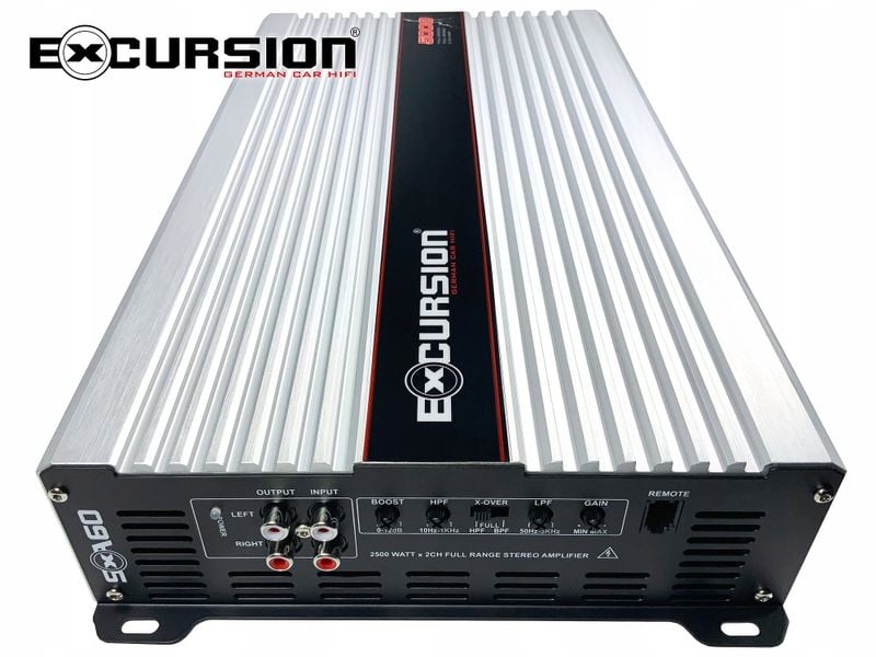 Wzmacniacz samochodowy Excursion 2 kanałowy 5000W zdjęcie 5