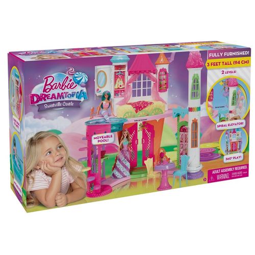 Barbie pałac słodkości DYX32 Mattel na Arena.pl