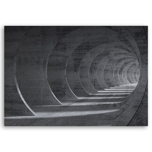 Emaga Obraz na płótnie, Szary tunel 3D - 60x40 na Arena.pl