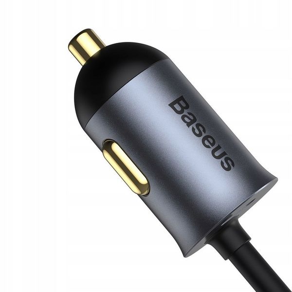 Ładowarka samochodowa Baseus Share Together 2x USB, 2x USB-C, 120W zdjęcie 3