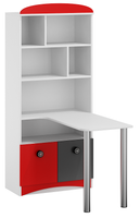 biurko SUPER CAR N36 regał z biurkiem dziecięcy 80x40 w.190