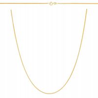 Złoty łańcuszek damski pełny Lisi ogon 50 cm złoto pr. 585