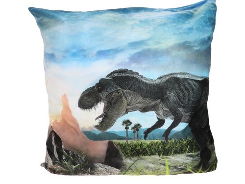 Poduszka z wypełnieniem/suwak - Prehistoric  World of Dinosaurs (CARMANI) na Arena.pl
