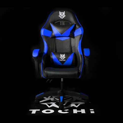 fotel gamingowy hero czarno-niebieski na Arena.pl