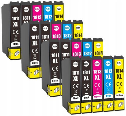 20x TUSZ DO EPSON XP102 XP205 XP212 XP215 XP225 XP305 XP405 XP415 XP425 na Arena.pl