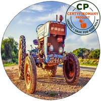 Opłatek na tort Traktor - Ciągnik