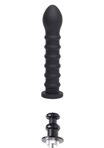 ribbed dong easy-lock 19 cm black na Arena.pl