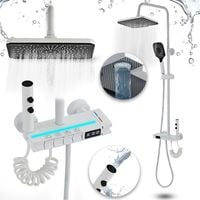 Zestaw prysznicowy Heckermann V6 Biały