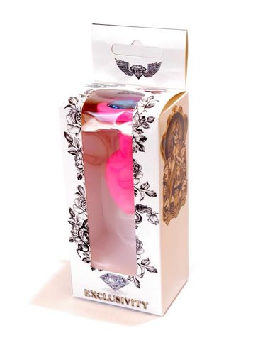 Plug-Jewellery Pink Silicon Plug Small- Light Blue Diamond na Arena.pl