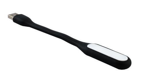 Lampka silikonowa USB - czarna na Arena.pl