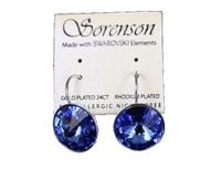 Kolczyki z kryształkiem