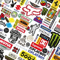 Zestaw naklejek na rower lub motor LAMINOWANE UV