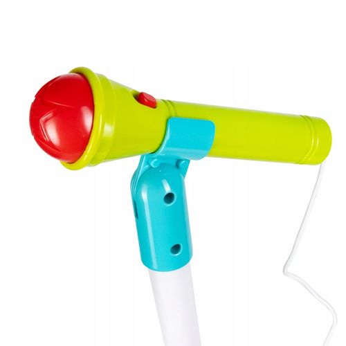 MIKROFON KARAOKE FUNKCJA NAGRYWANIA ZESTAW Z STATYWEM REGULACJA ŚWIATŁA LED na Arena.pl