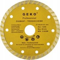 Tarcza diamentowa 125mm TURBO do betonu GEKO G00261