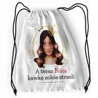 Plecak Dla Niny Szkolny Worek Torba Z Nadrukiem Ze Zdjęciem