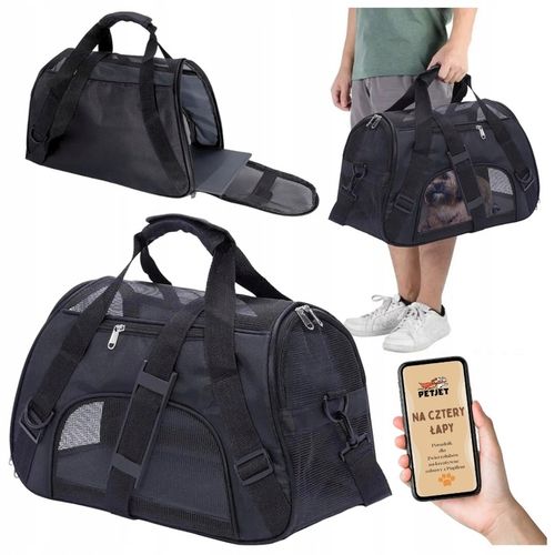 SOLIDNY Transporter dla Kota Psa Zwierząt Torba Podróżna MIĘKKA MATA GRATIS na Arena.pl